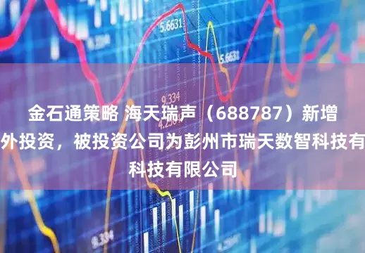 金石通策略 海天瑞声（688787）新增一起对外投资，被投资公司为彭州市瑞天数智科技有限公司